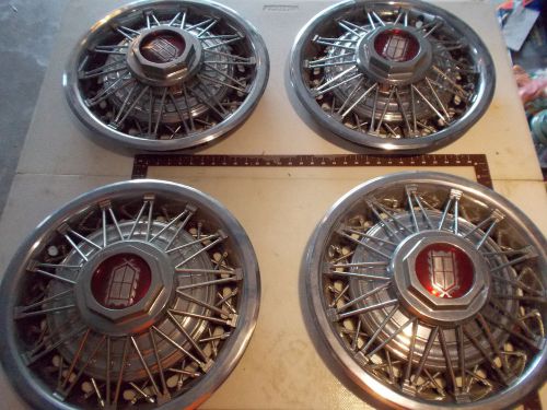 14 inch ford wire spoke hubcaps