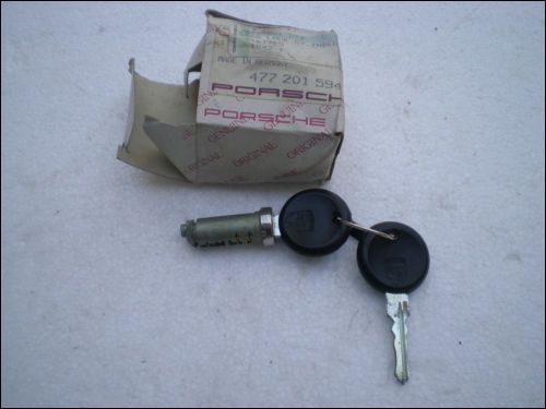 Porsche 924 / 944 / 968 gas lock cylinder with keys(2),new,genuine