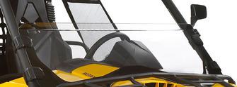 Can am commander 2011 & newer atv half windshield clear#715001696