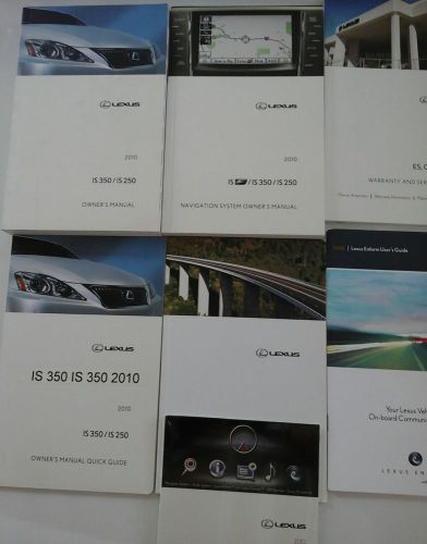 2010 lexus is f / is 350 / is 250   owners manual