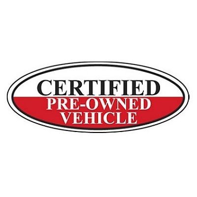 Certified pre-owned vehicle oval slogans, packs of 12