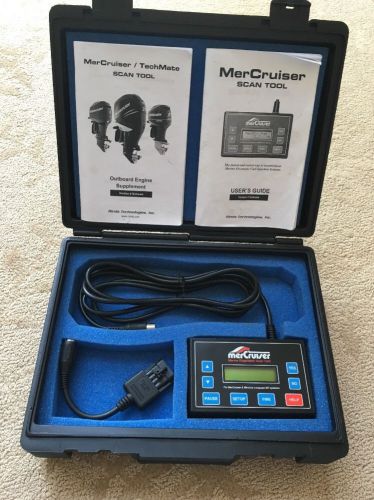 Mercruiser/tech mate electronic scan tool with case,lightly used,excellent shape