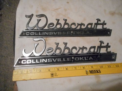 Vintage webbcraft collinsville , okla. emblem