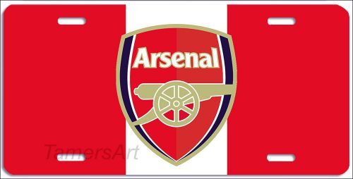 Arsenal fc football soccer license plate, 6x12 inches standard us plate