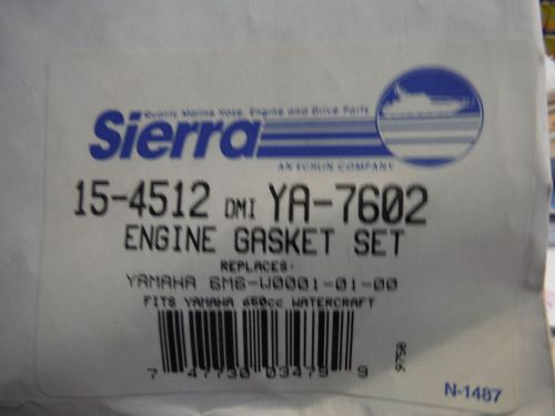 New sierra 15-4512 engine gasket set yamaha 6m6-w0001-01-00