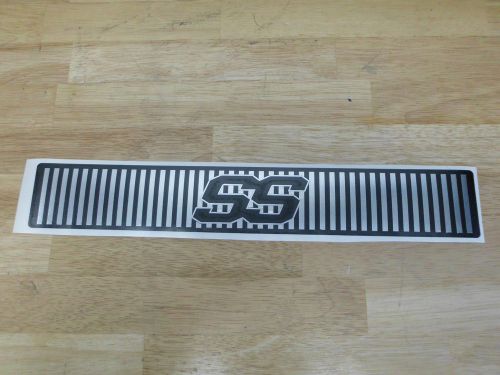 Club car  golf car custom ss grill name plate fits precedent and ds models