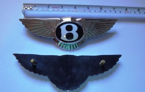 Bentley mulsanne continental gt gtc front grill badge emblem genuine new