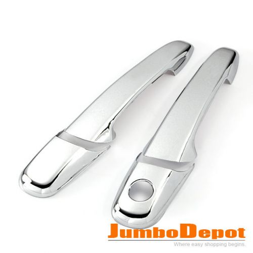 Fit 04-11 mazda rx8/05-14 ford mustang 2dr chrome door handle trim cover coupe