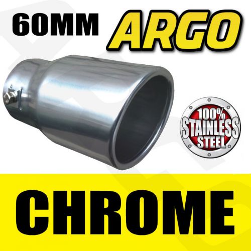 Chrome exhaust tailpipe tip trim end muffler finisher audi 100