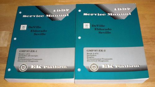 97 1997 cadillac deville eldorado seville oem gm service shop manual