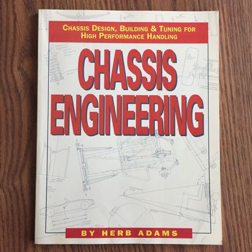 Hp books 1-557-880557 book: chassis engineering  author: herb adams pages: 160