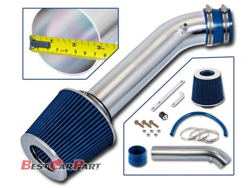 Bcp blue 93-97 civic del sol 1.5/1.6 short ram air intake induction kit + filter