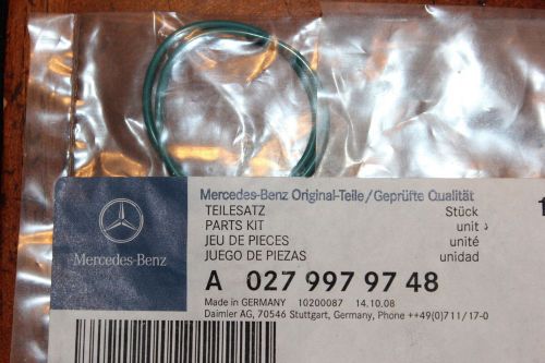 New! genuine mercedes receiver drier insert plug a/c o-ring kit a 027 997 97 48
