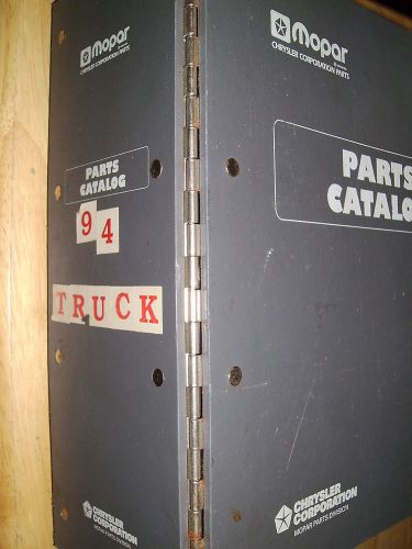 1994 dodge truck parts book / catalog / original