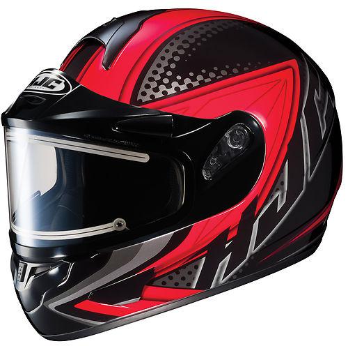 Hjc cl-16 voltage full face motorcycle helmet electric shield red size small