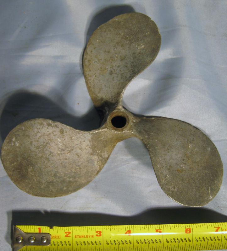 Vintage 3 blade aluminum boat outboard propeller for repair or decoration