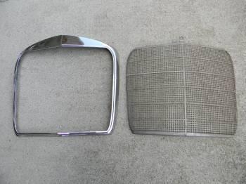 Mercedes benz grill and screen