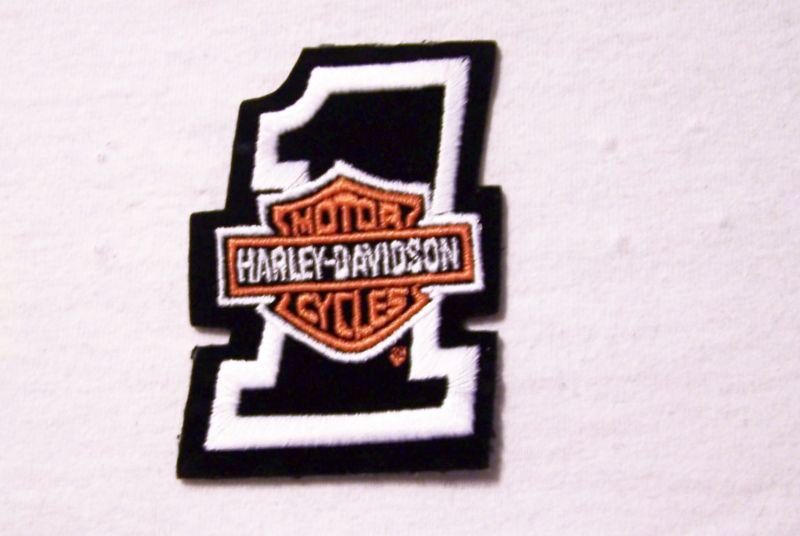 #1109 s harley motorcycle vest patch #1 emb035062