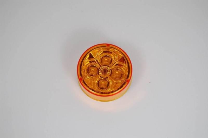 Led s,t,t and clearance lights 2 1/2" round 4 square led(amber/amber)