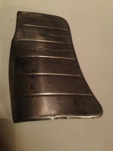 1942-48 chevrolet rear fender stainless steel gravel shield right side only