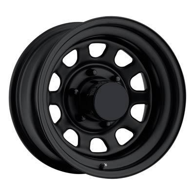 Pro comp xtreme rock crawler series 52 black steel wheel 16"x10" 6x5.5" bc