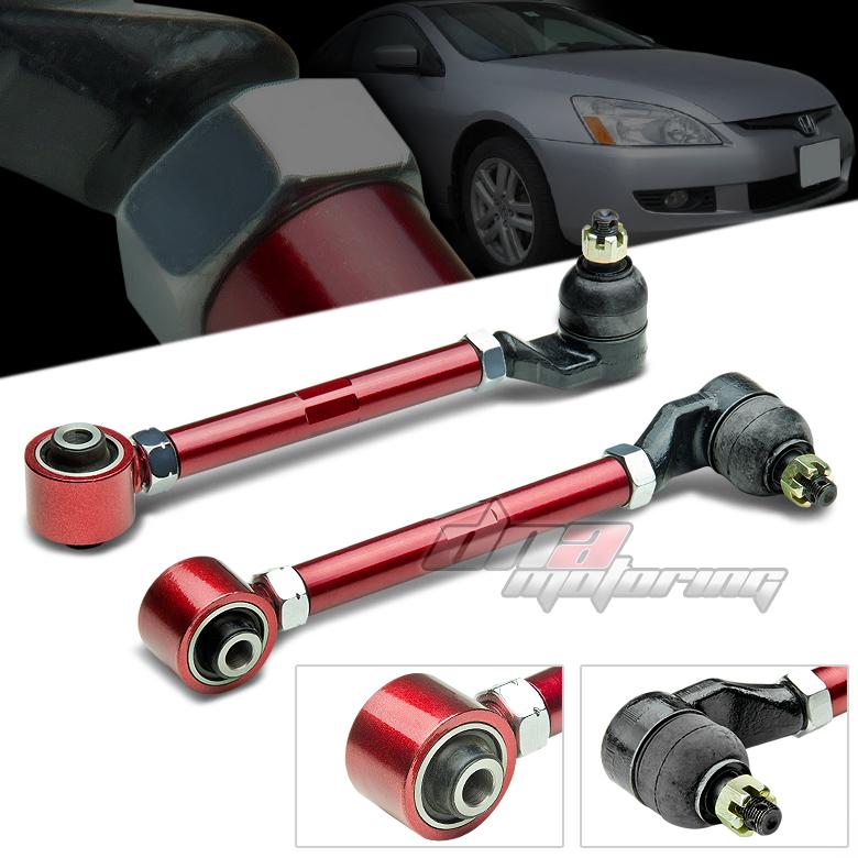 03-07 accord cl cm/tsx cl9 red adjustable rear camber control suspension kit/arm