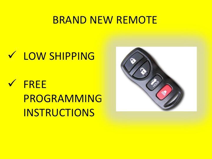Brand new nissan four button remote 