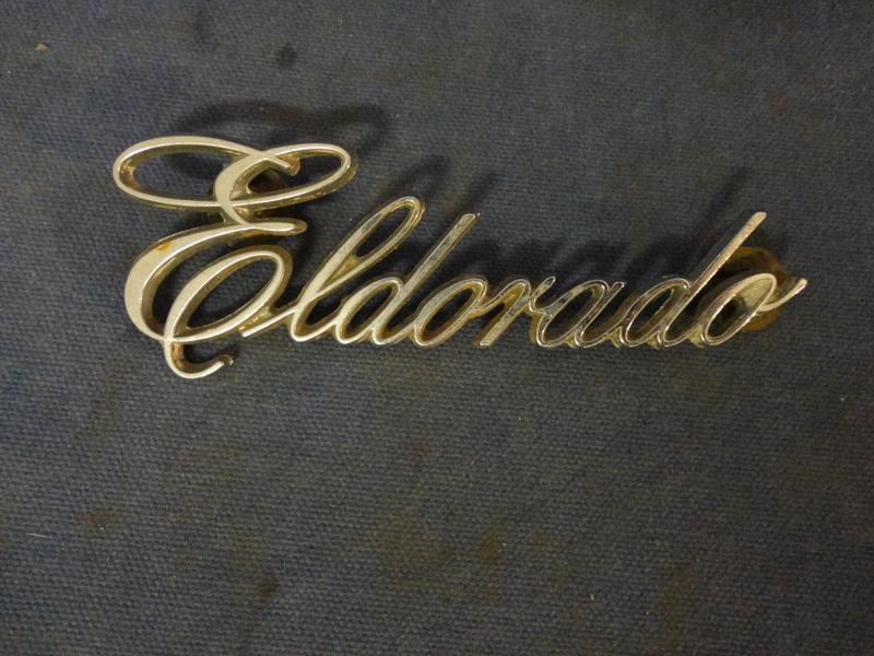 1979 - 1985 cadillac eldorado emblem - original