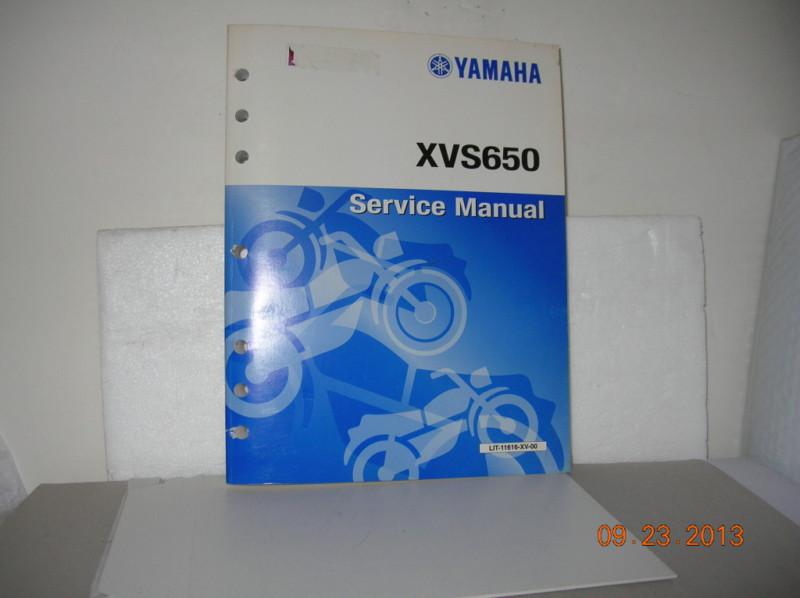 Yamaha xvs650 dragstar 650 v star service manual august 1997 first edition