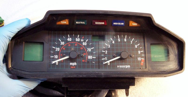 1982 v45 sabre vf750s gauge cluster speedometer tachometer instruments console 