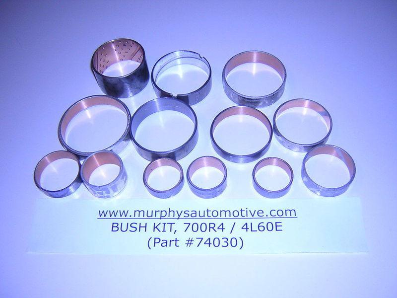 700r4 / 4l60-e, bushing kit, 27 & 30 spline input shaft 1982-up, (a74030)(11-12)