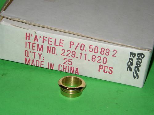 25 hafele 229.11.820 rosette ring brass boat hardware 21a