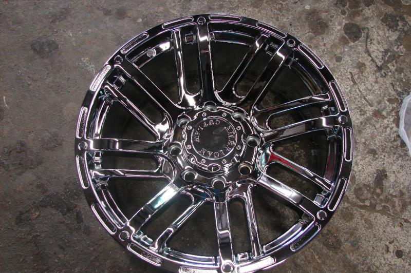 4- 20" chevy silverado sierra dodge 2500 3500 chrome wheels 