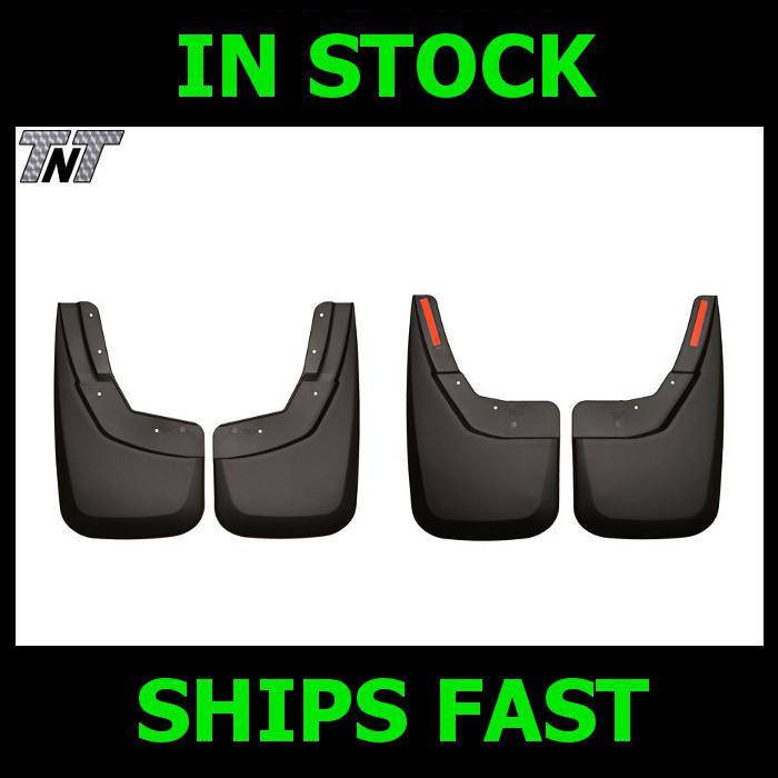 2014 chevy silverado 1500 husky liners mud guards black front & back flaps truck