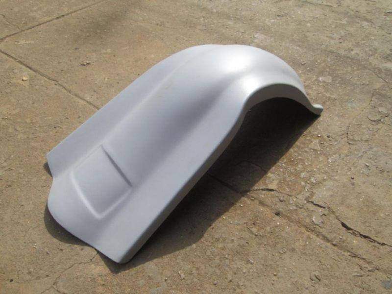 New stretched rear cover fender for harley touring 09-12 no exhaust cutouts