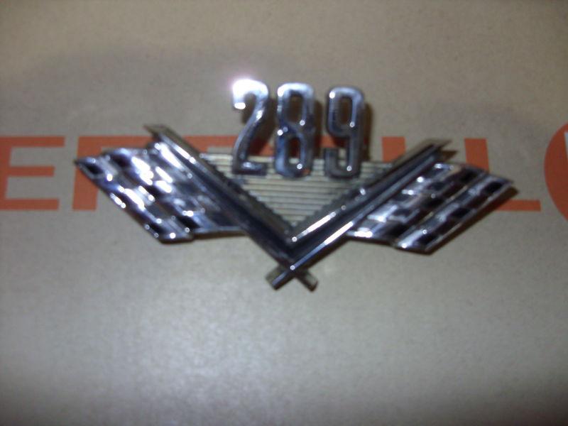 1965-1966ford falcon,farlaine 289 emblem theres 2 #'s c50b-16237-a, c5ab-16237-a