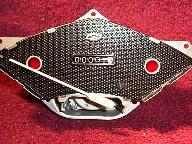 1955 - 56 chevy "restored" speedometer head - cluster