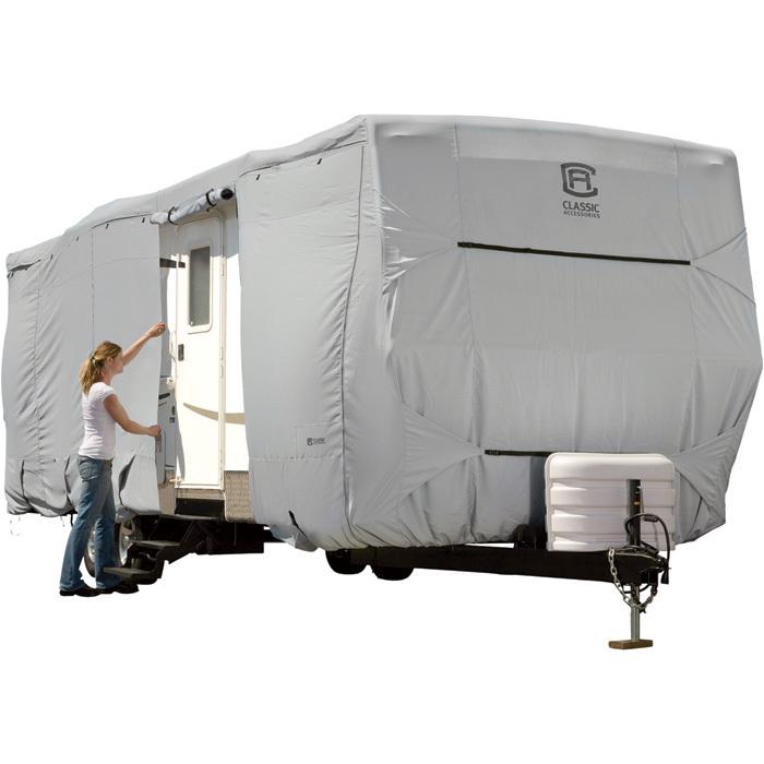 Classic permapro premium travel trailer- gray fits 30ft to 33ft trailers