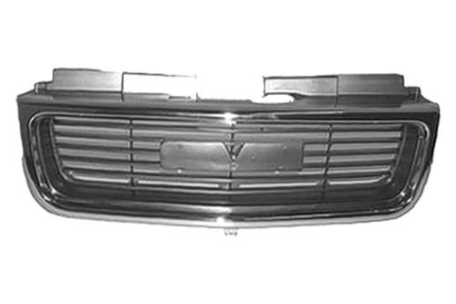 Replace gm1200422 - 98-00 gmc sonoma grille brand new truck grill oe style