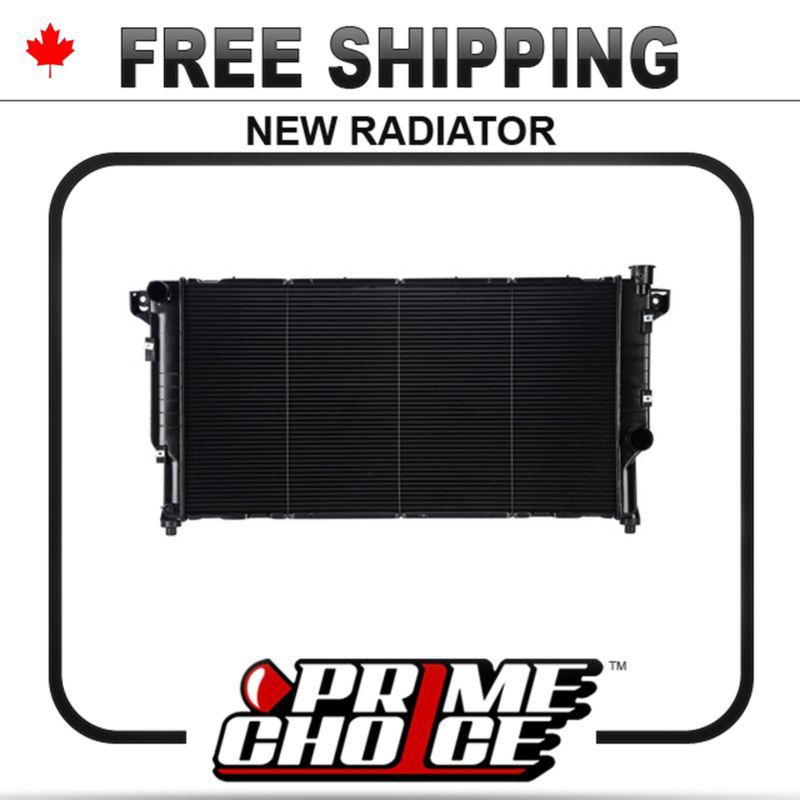 New direct fit complete aluminum radiator - 100% leak tested rad for 5.9l