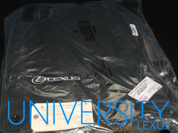 New original oem 2013 lexus gx460 all-weather 4-peice floor mats (black) gx