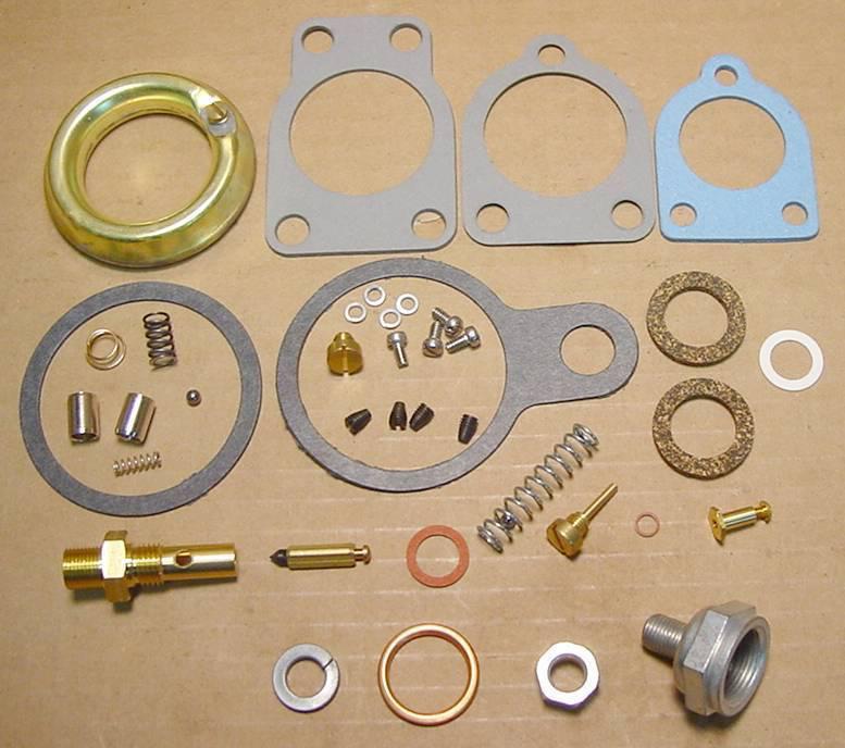 Rebuild kit for harley linkert carb with bowl nut knucklehead ~ panhead brass