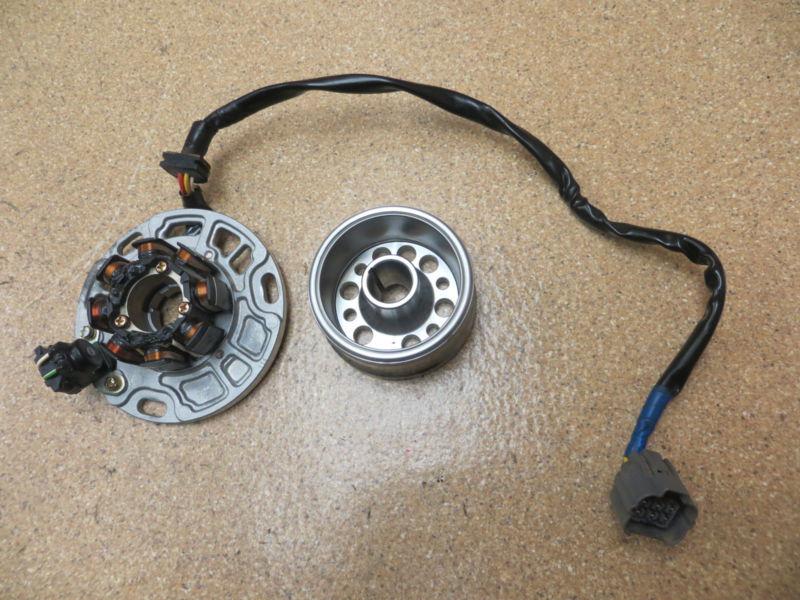 2002 02 kawasaki kx250 kx 250 wiring stator fly wheel flywheel electrical