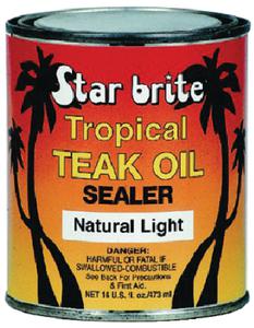 Star brite tropical teak sealer light pt 87916