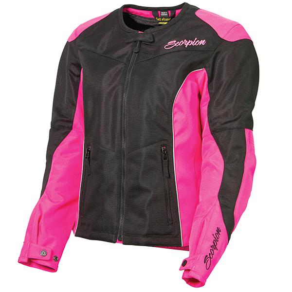 Scorpion verano womens motorcycle riding jacket pink
