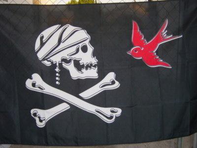 Jack sparrow pirate flag $free s&h pirates banner decor nautical lego banner