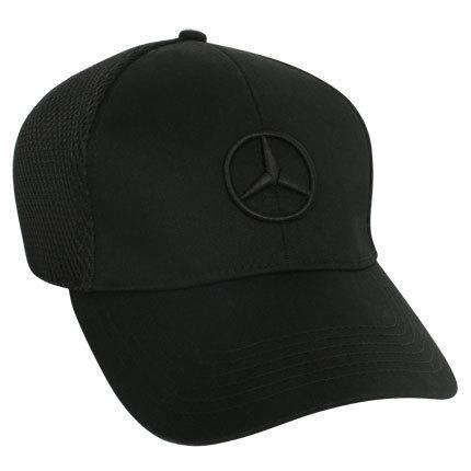 Mercedes-benz black mesh cap 