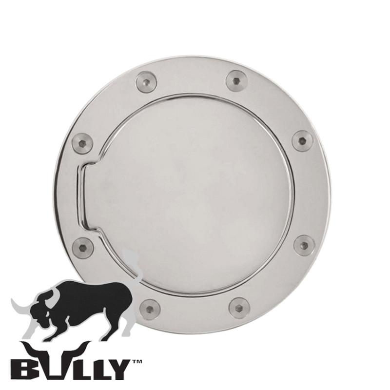 Bully billet polished aluminum replacement gas door cover gmc chevy silverado
