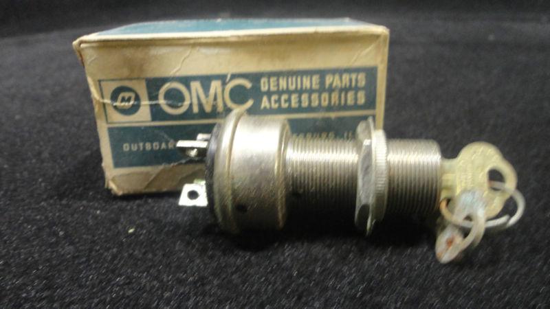 Ignition switch & key #386545, #0386545 1974-1998 omc cobra sterndrive motor
