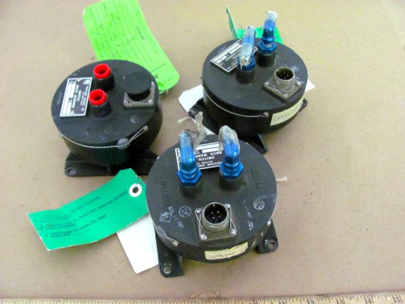 Learjet aircraft mach warning switches -3ea